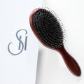 Luxury boar and nylon bristle hair extension brush by Seventh Heaven – anti-static and gentle detangling tool