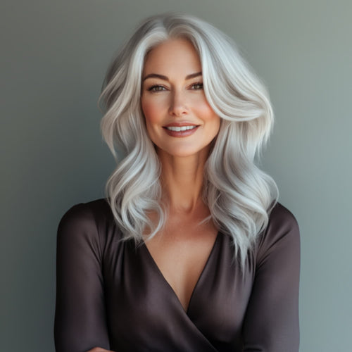 Icy Salt & Pepper Clip-Ins