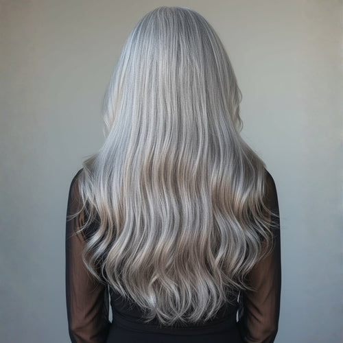 Icy Salt & Pepper Clip-Ins