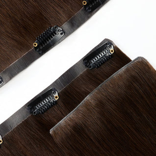 Decadent Chocolate Brown Clip-In Hair Extensions