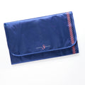 Folded Trusty Tri-Fold Hair Extension Organizer designed for portability and secure travel.