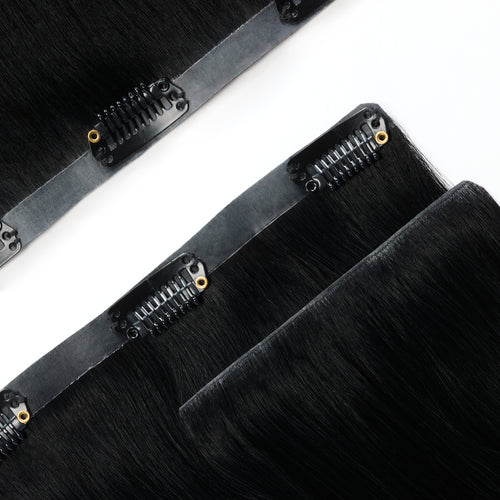 Clip in Extensions - Midnight Mystique Black Pro