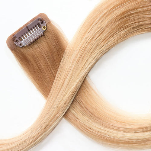 Rooted Creamy Beach Blonde Clip-Ins