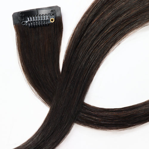 Clip In Extensions in Sophisticated Natural Black Pro