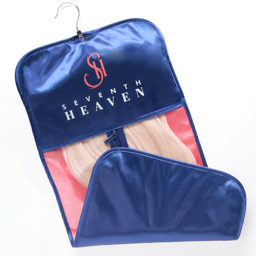 Venetian Satin Hair Extension Bag + Hanger